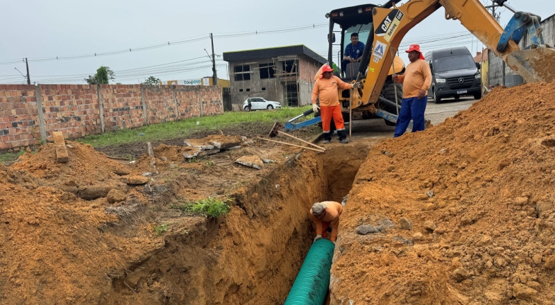 Prefeitura de Manaus reforça drenagem profunda no Parque das Tribos e amplia segurança no período chuvoso