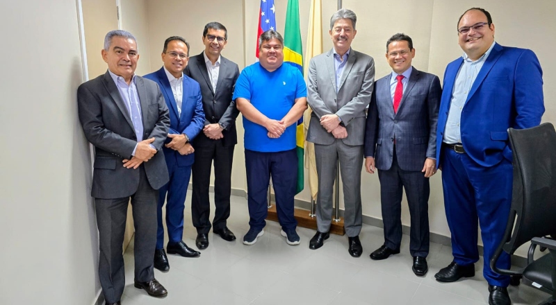 Presidente da CMM recebe visita institucional do Banco Bradesco para fortalecer diálogo com o Poder Público