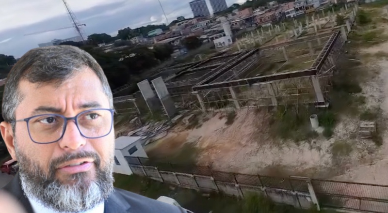 “Só ruínas”: gestão de Wilson Lima abandona obras de R$ 17 milhões da Casa da Mulher Brasileira em Manaus; veja vídeo