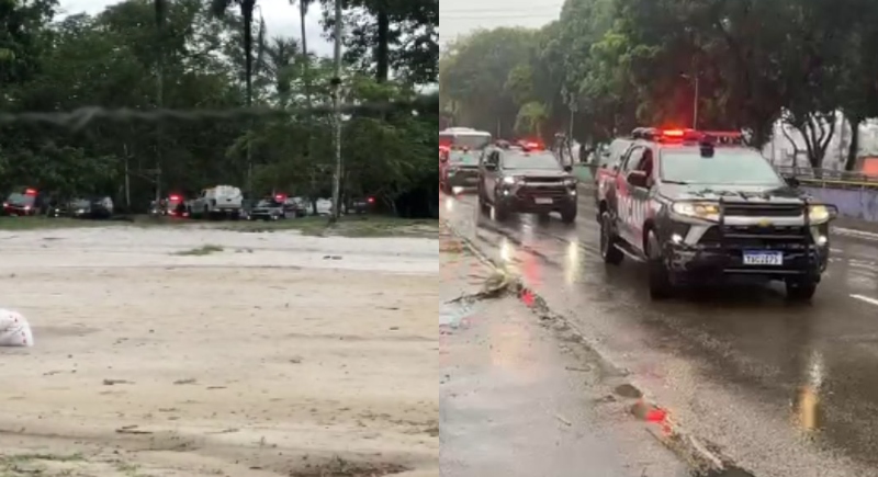 Policiais militares são presos e quase uma tonelada de droga é apreendida, em Manaus