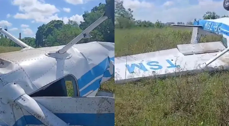 avião monomotor cai perto do Aeroclube e deixa duas pessoas m0rtas em Manaus