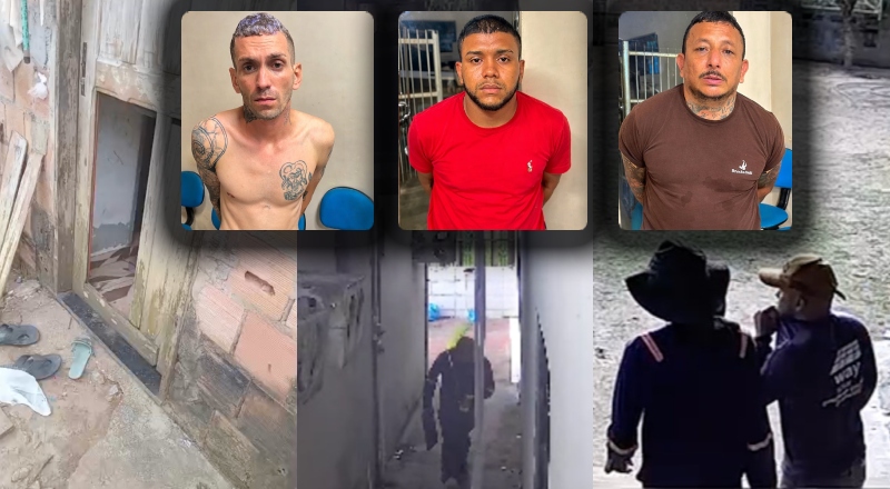 Fim da Linha: bandidos que estavam saqueando chácaras são presos em Iranduba; veja vídeo