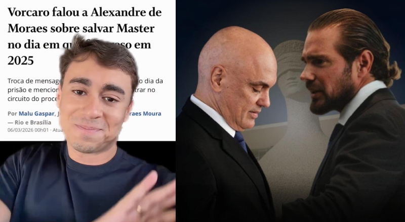 Nikolas Ferreira reage a mensagens vazadas entre Daniel Vorcaro e Alexandre de Moraes; veja vídeo