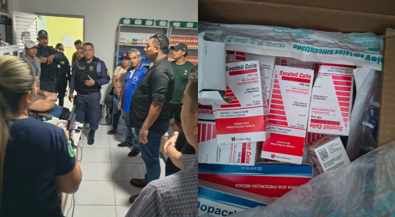 Medicamentos vencidos e confusão marcam fiscalização de vereadores na saúde de Novo Aripuanã