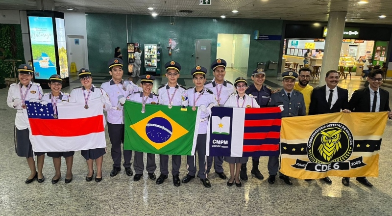 Heróis da matemática: alunos do Colégio Militar do Amazonas retornam da Tailândia com medalhas em olimpíada internacional