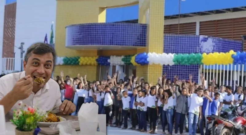 Wilson Lima deixa alunos passando fome e crianças são mandadas para casa por falta de merenda em Boca do Acres
