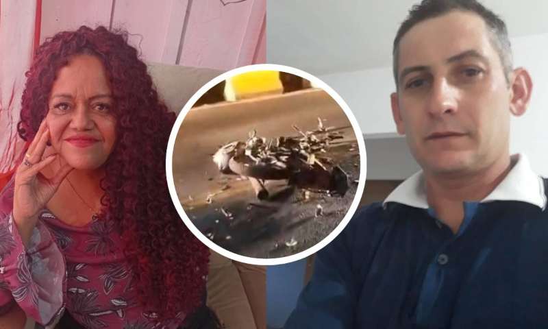 Casal morre em grave acidente de moto na BR-280; veja vídeo