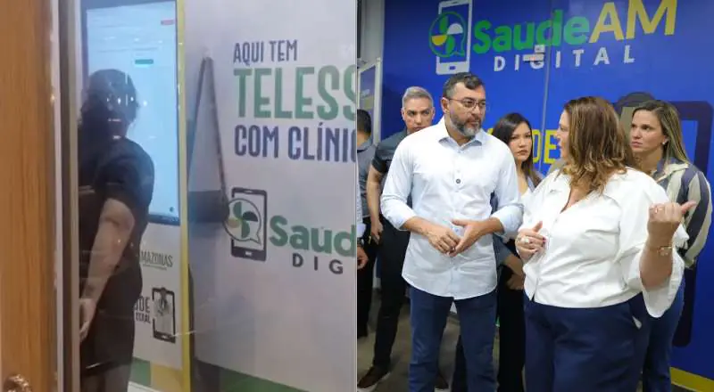 Wilson Lima gasta R$ 196 milhões com cabines da saúde digital que não funcionam e paciente fica 'presa' esperando atendimento