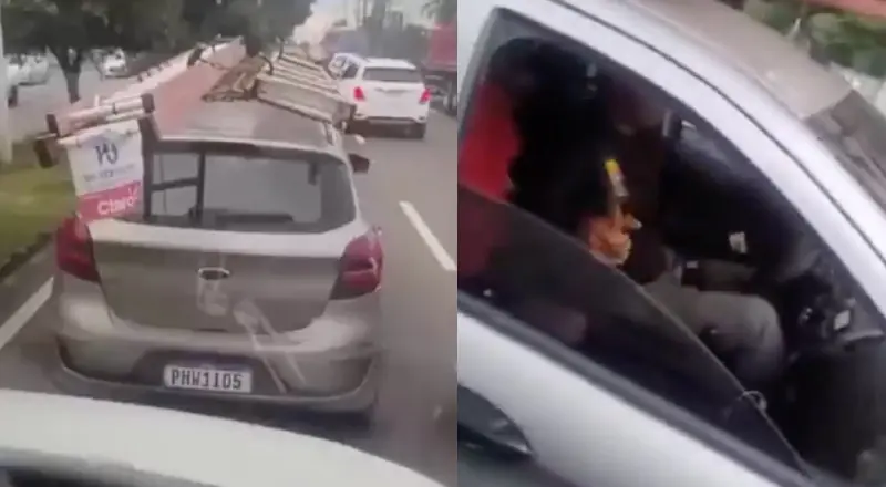Motorista que impediu passagem de ambulância e ameaçou paramédicos em Manaus é demitido: “omissão de socorro”; veja vídeo