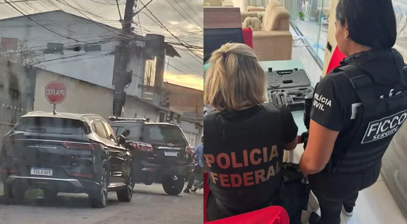 Polícia Federal deflagra operação contra facções e cumpre mandados em Manaus