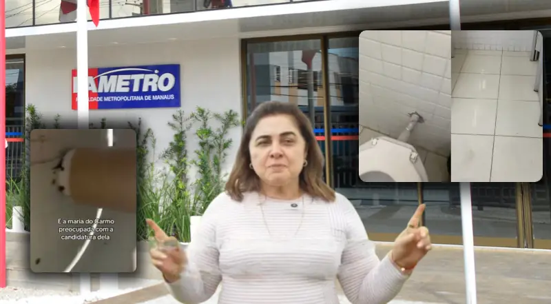 "vive sem papel higiênico e com vazamento"