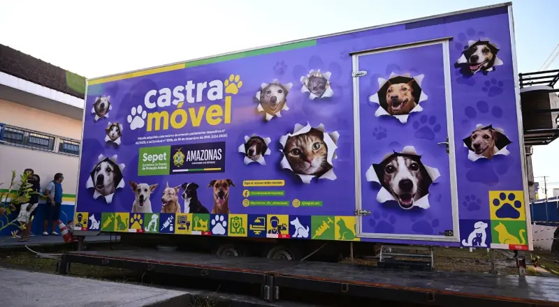 Manaus promove maior ação de castração animal neste domingo (29) no Largo São Sebastião