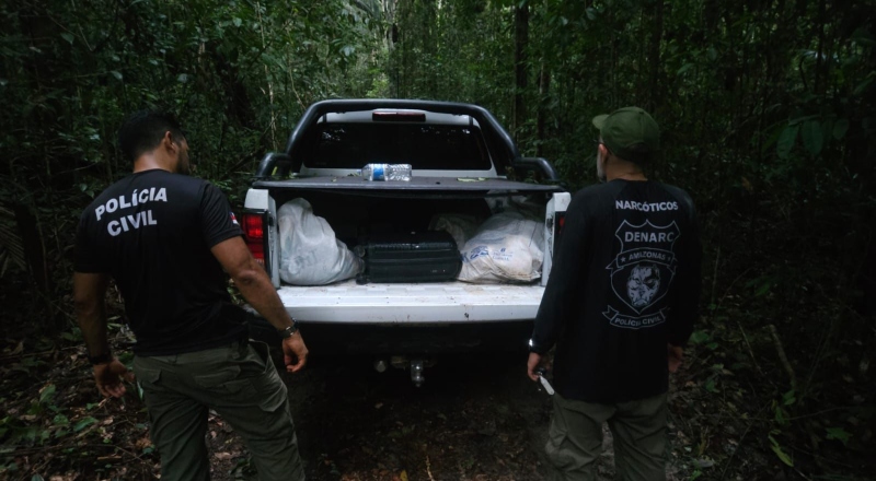 Operação da PC-AM prende três pessoas e apreende cerca de 50 quilos de drogas em Manaus e Parintins