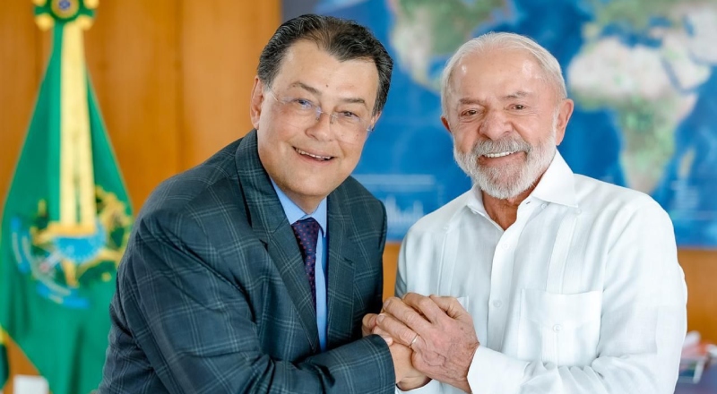 Eduardo Braga se reúne com presidente Lula para destravar obras e benefícios sociais no Amazonas