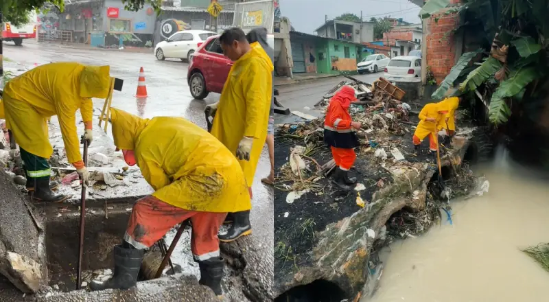Prefeitura de Manaus intensifica força-tarefa para reduzir impactos das chuvass