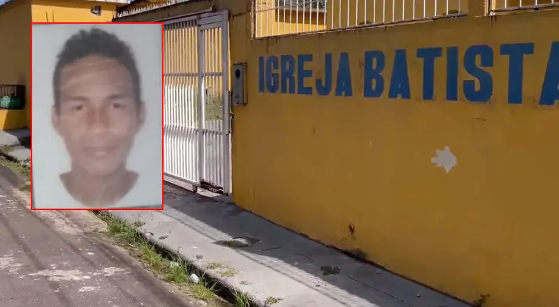 homem é assassinado na frente de igreja em Manaus