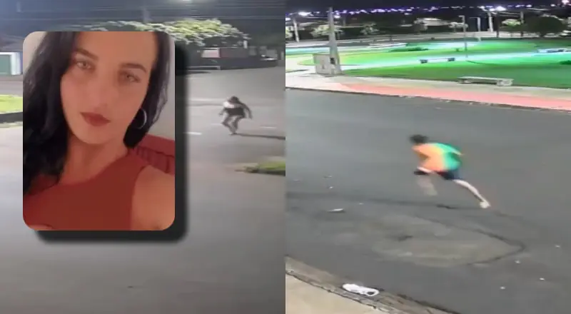 vídeo mostra momento em que mulher é morta no meio da rua pelo ex; veja