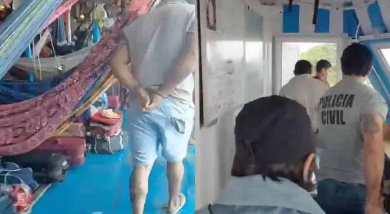 Suspeito de matar idosa em Manaus é preso ao tentar fugir de barco no interior do AM