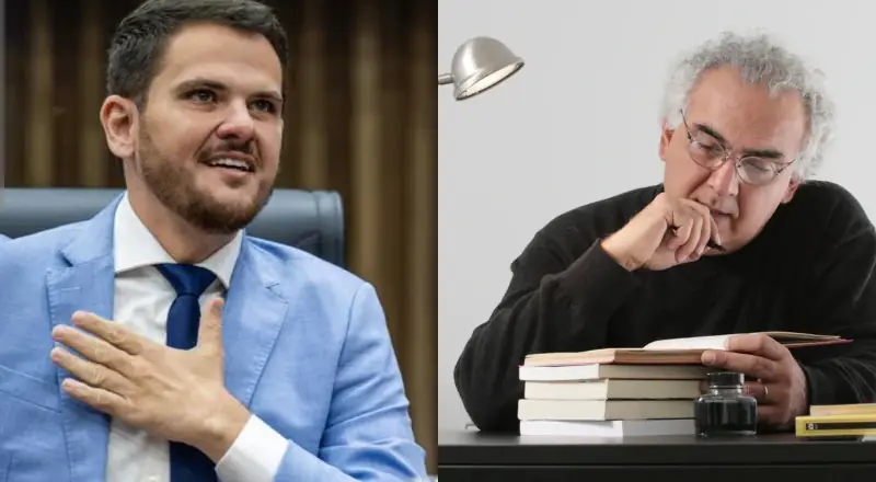 Prefeito Renato Junior celebra posse de Milton Hatoum na Academia Brasileira de Letras e destaca orgulho amazonense