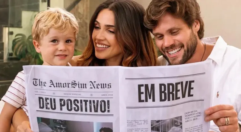 Casal do BBB 18, Paula e Breno anunciam chegada de novo bebê
