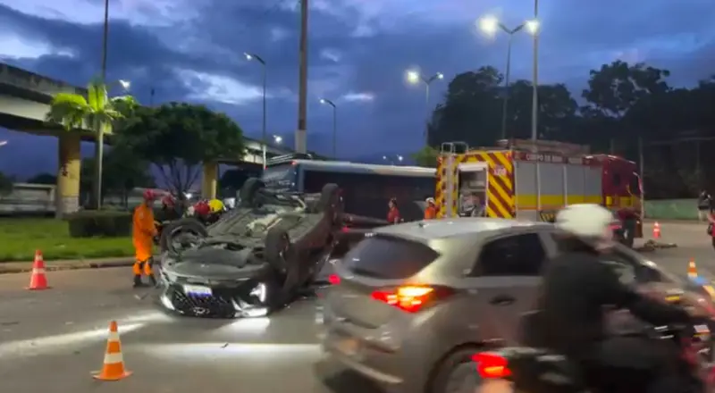 motorista morre em grave acidente no Dom Pedro