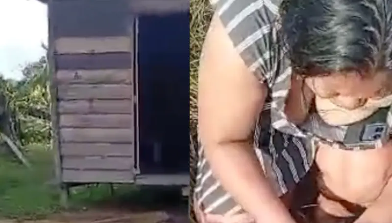 Mãe chora sobre o corpo do filho após ele ser morto a pauladas pelo pai em Manaus