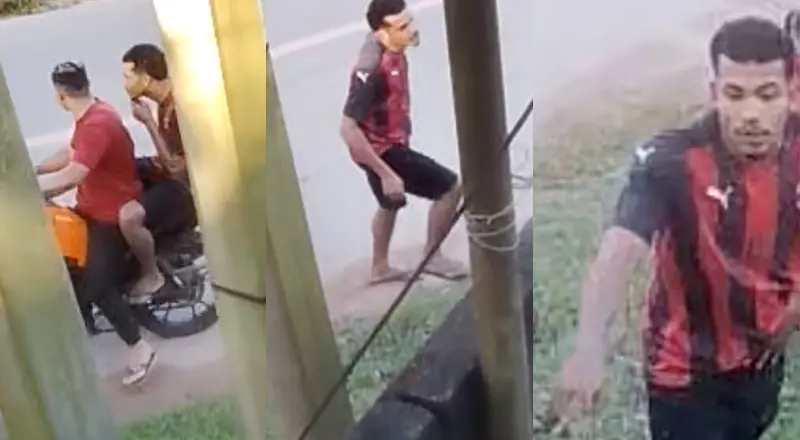 bandidos tocam o terror durante assalto na frente de crianças que iam para a escola, em Manaus