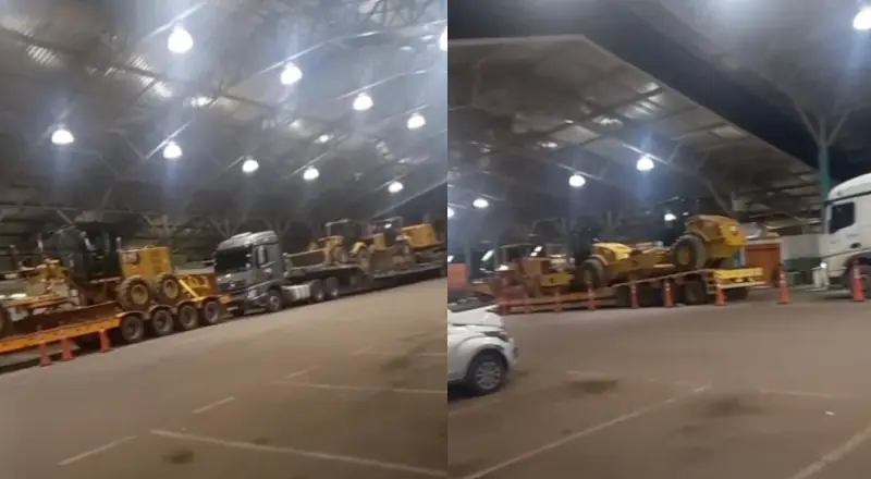 DNIT mobiliza equipamentos e maquinário pesado no "trecho do meio" para obras na BR-319