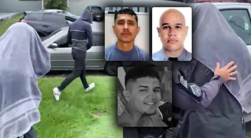 PMs que mataram jovem de 19 anos na Alvorada escondem os rostos após prestarem depoimento