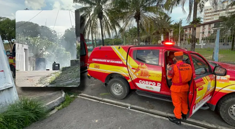 bomba explode após ser encontrada na casa de idoso no Parque 10