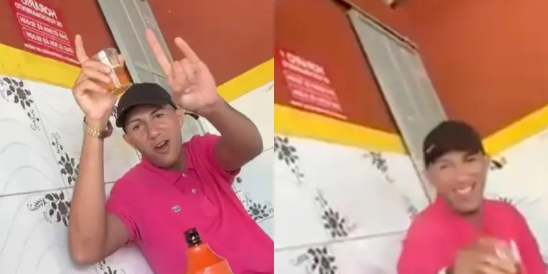 “Ele estava tão feliz... até gravei”