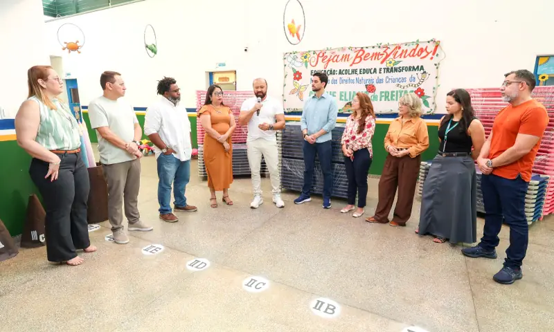 Prefeitura de Manaus amplia qualidade da educação infantil com novos equipamentos em creche da zona Norte