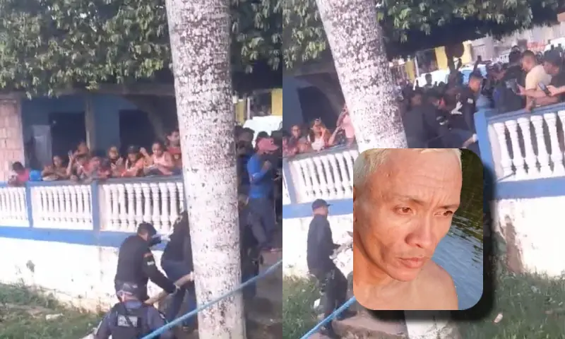 veja momento em que a população comemora a chegada do corpo do 'Monstro de Autazes'