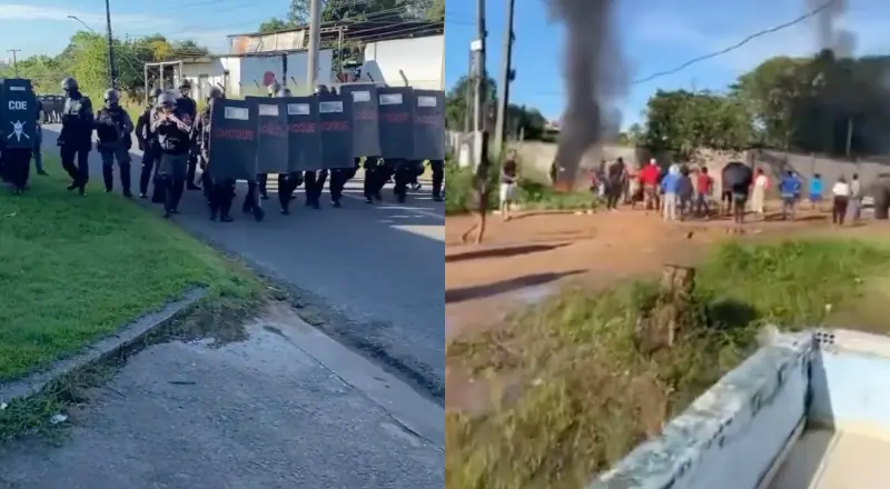 Tropa de Choque é acionada para reintegração de posse no Tarumã