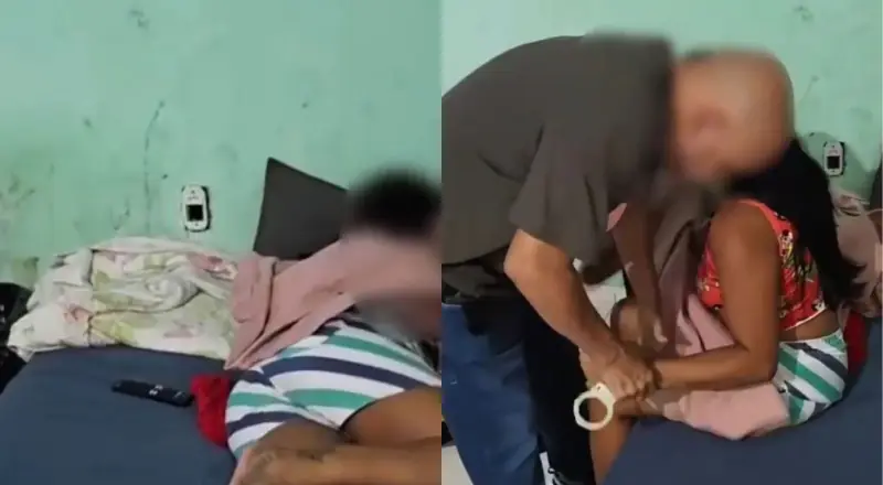 integrante da 'Quadrilha das Sandálias' é presa enquanto dormia 'só de boa', em Manaus