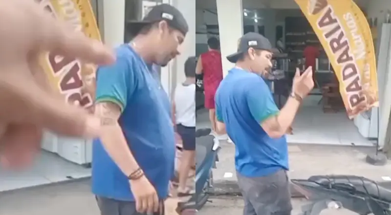 vizinho fica revoltado após ver motoqueiro embriagado atropelar amigo em Manaus