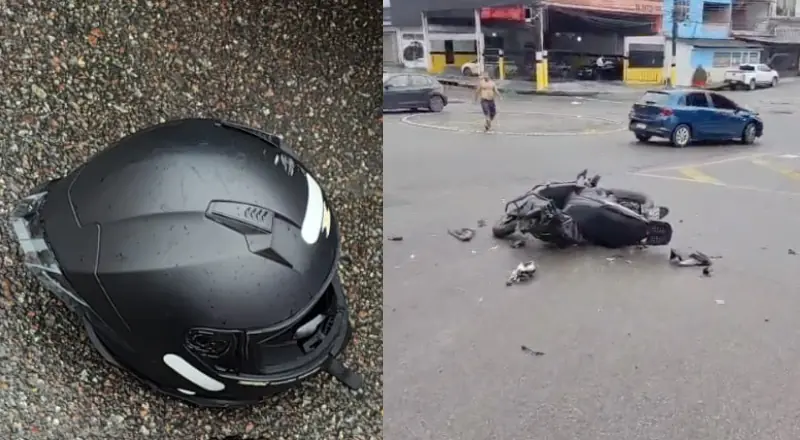 Entregadora morre em acidente brutal de moto no bairro Praça 14