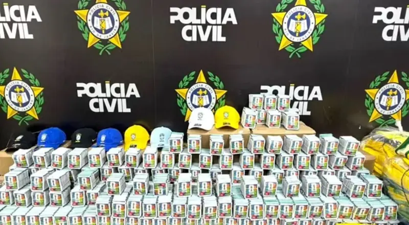 200 mil figurinhas falsificadas são apreendidas