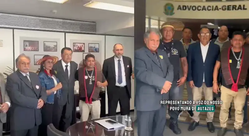 Em Brasília, lideranças do Povo Mura se reúnem com Eduardo Braga e reafirmam apoio ao projeto do Potássio em Autazes