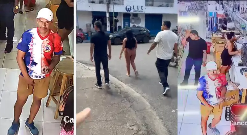 Quadrilha do influencer 'Fafá Paixão' continua 'fazendo a limpa' em lojas do Centro de Manaus