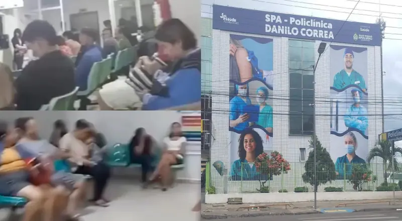 Atraso no pagamento de médicos gera caos no atendimento do SPA Danilo Corrêa e revolta população em Manaus