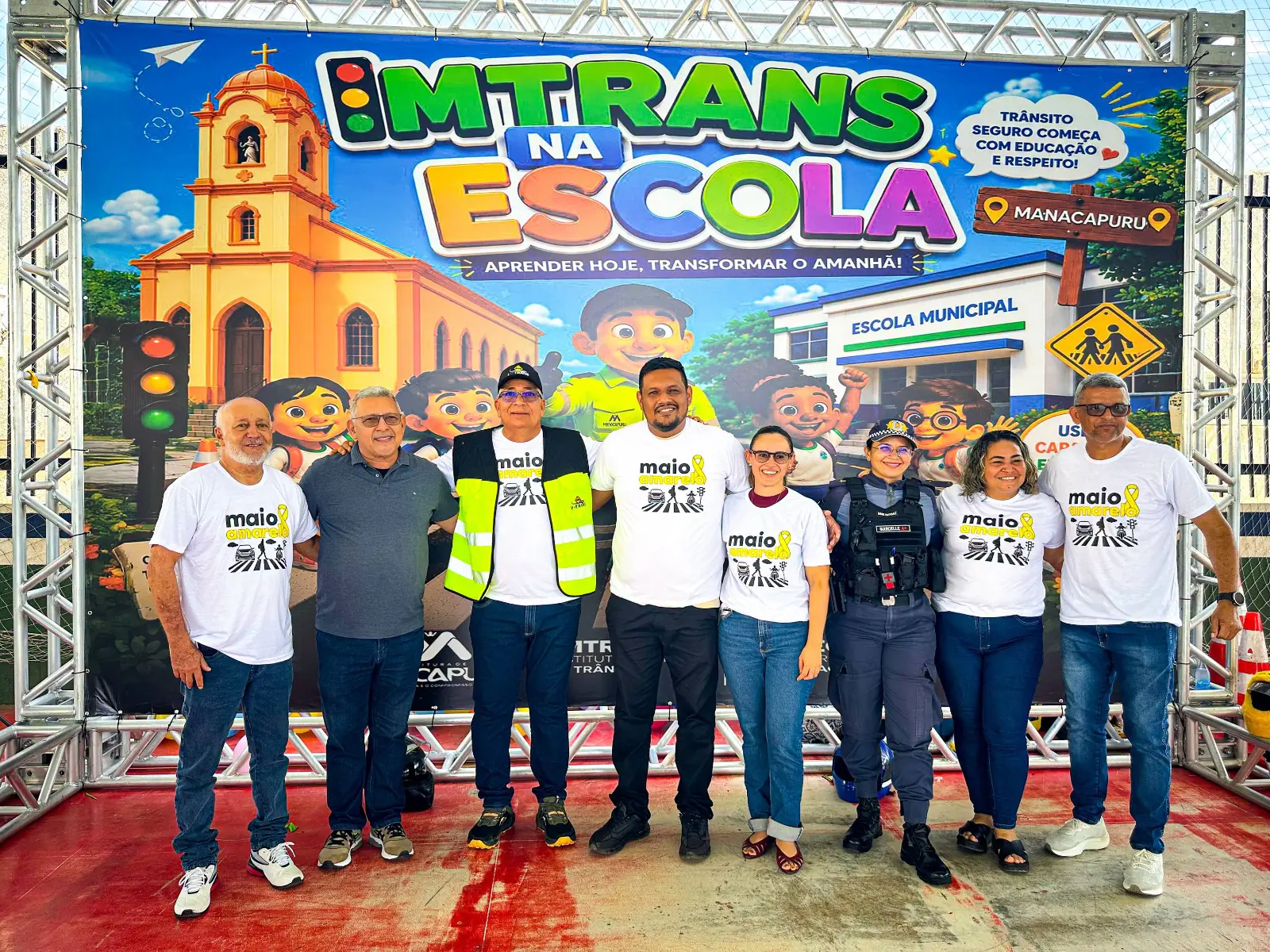 ação “IMTRANS na Escola” conscientiza estudantes em Manacapuru