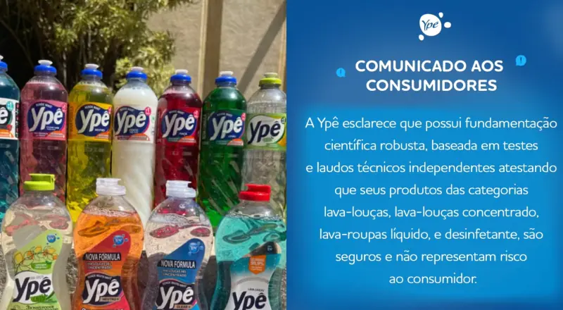 "Fundamentação científica prova que não há risco ao consumidor"; veja
