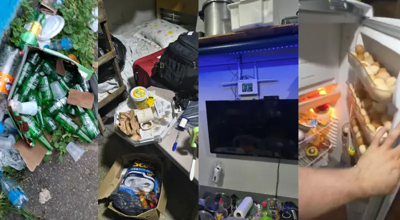 veja como eram as "celas" da cadeia dos PMs transferidos em Manaus; vídeo