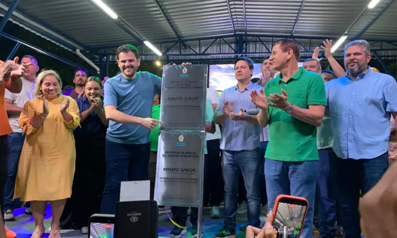 Prefeito Renato Junior entrega novo complexo esportivo e de lazer do Jardim Petrópolis após ampla revitalização
