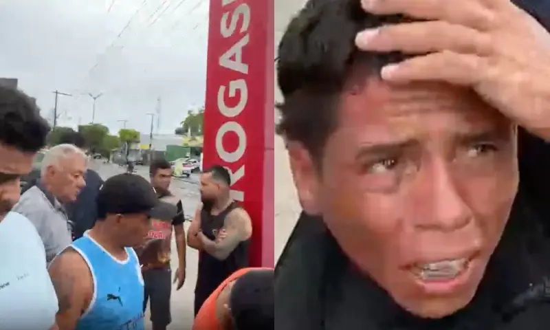 Suspeito de roubos recebe 'carinho da população' na zona sul de Manaus