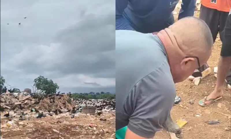 recém-nascida é encontrada dentro de bolsa no lixão, no Amazonas