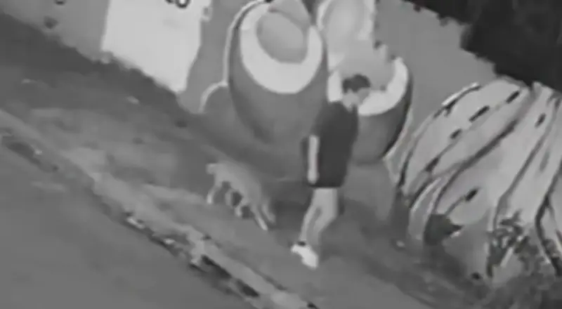veja momento em que jovem despenca em bueiro após tampa de concreto ceder