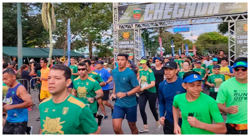 Interdições parciais no trânsito em Manaus acontecem durante a Corrida da Infantaria neste domingo (31/5