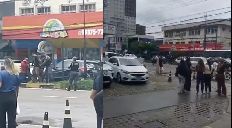 Ladrão de moto sofre acidente durante fuga e é preso na avenida Djalma Batista, em Manaus